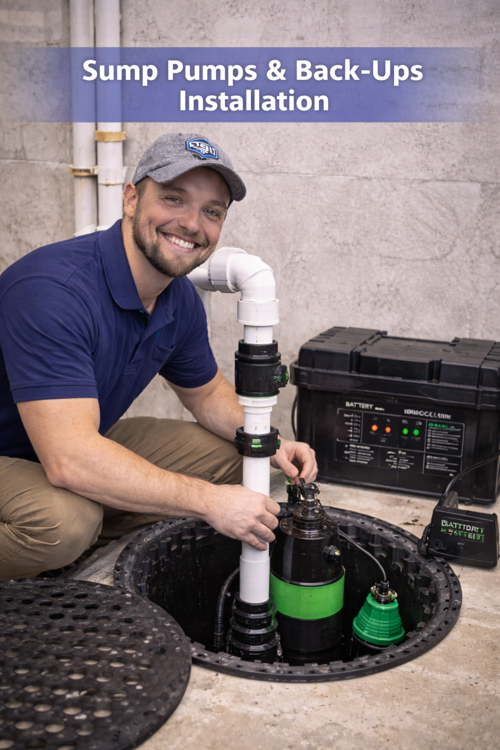 Sump Pumps & Back-Ups Installation